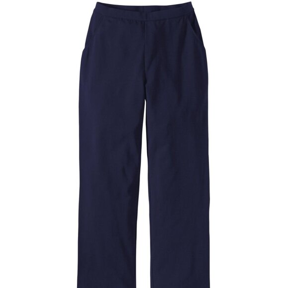 L.L. Bean Pants - Women's Perfect Fit Straight-Leg Dress Pants Classic Navy Sz L PETITE